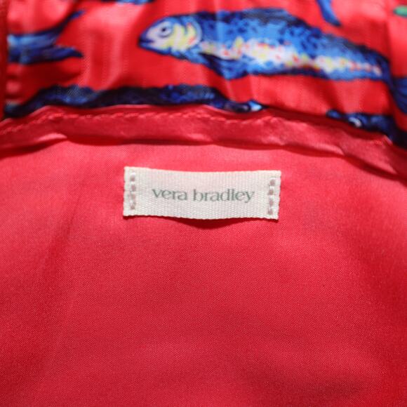 Vera Bradley Deluxe Drawstring Backpack - Fish Tale - NWT - Picture 10 of 10